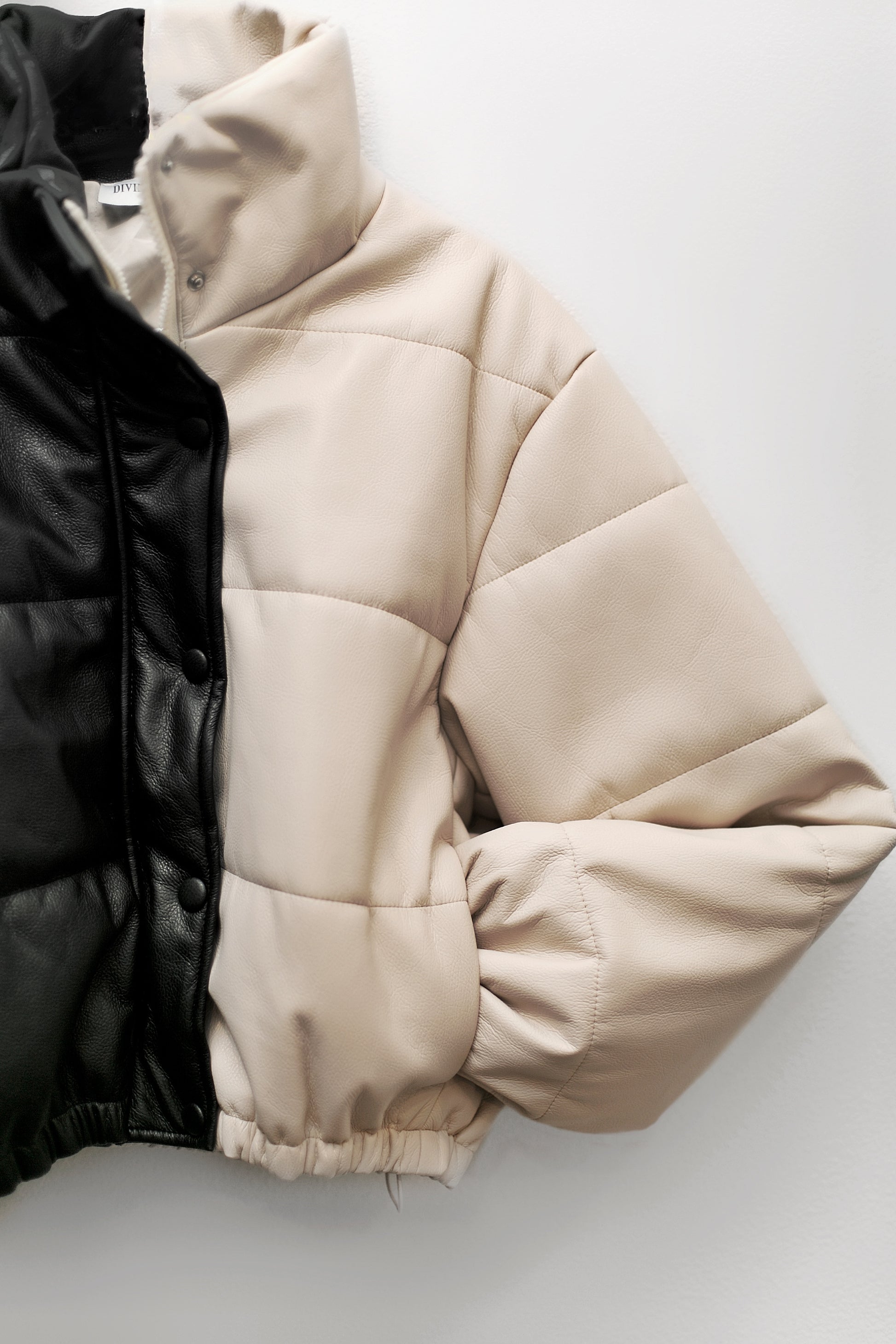 RAYLIN CROPPED PUFFER JACKET - BISQUE – Ecco Clothes